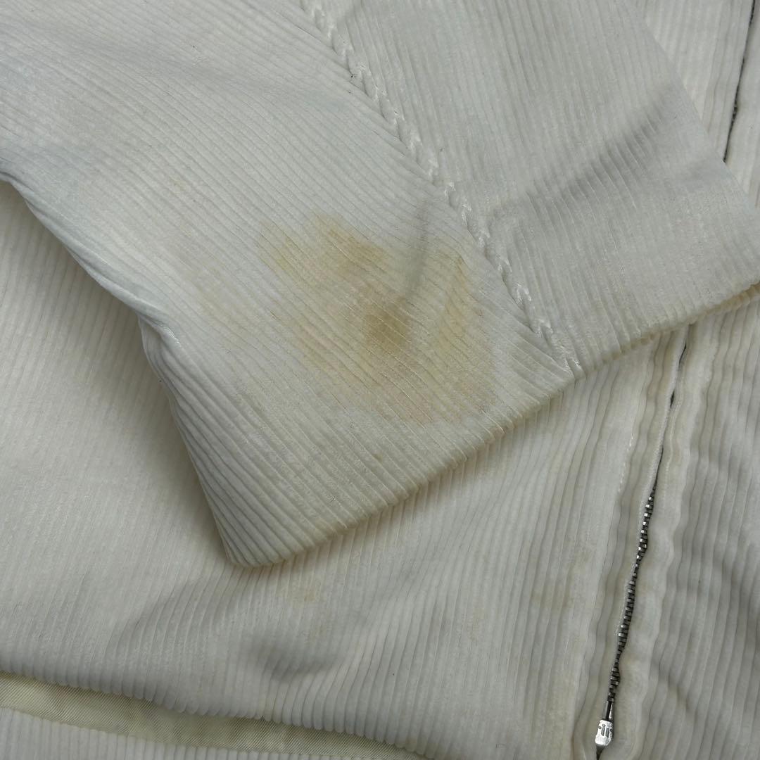 17AW AURALEE DOUBLE FACE ZIP BLOUSON 3 白