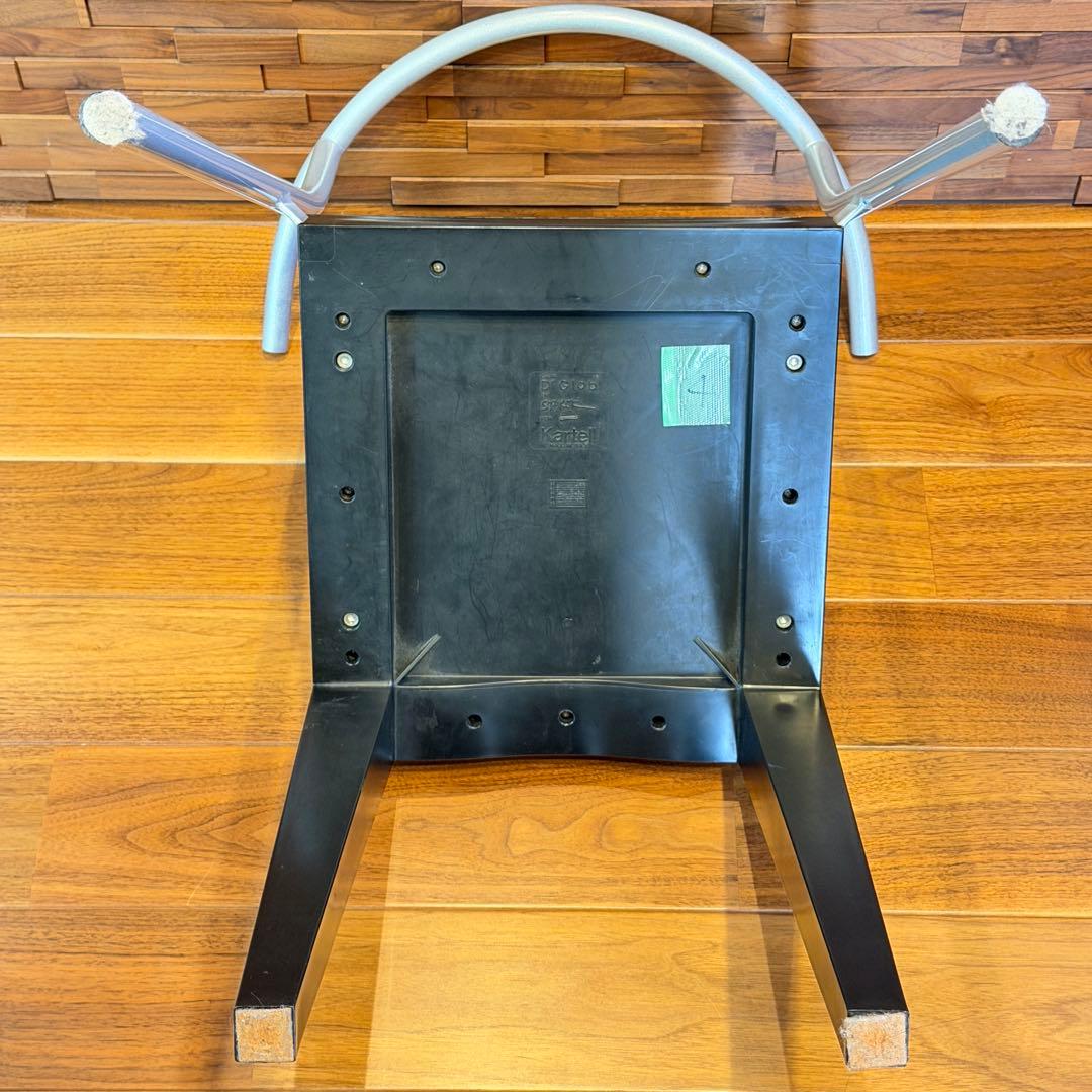 Kartell Dr.Glob カルテル ドクターグロブ チェア 黒/シルバー