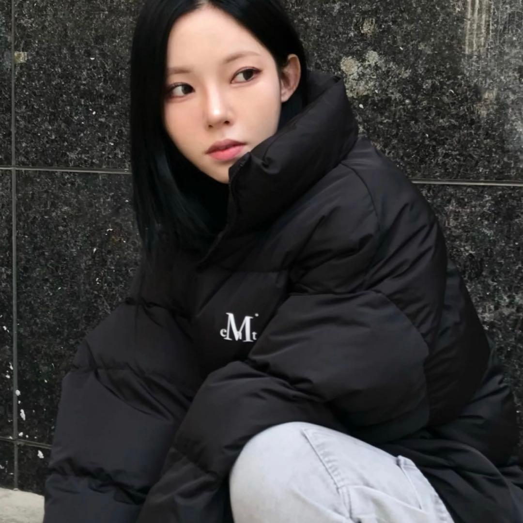 SALE【新品】✨M✨ mucent ムセント ダウンジャケット 黒 韓国