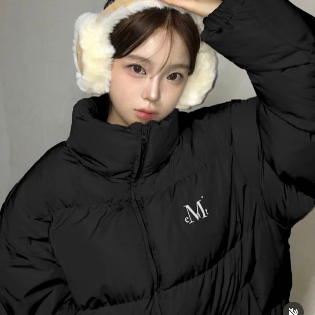 SALE【新品】✨M✨ mucent ムセント ダウンジャケット 黒 韓国