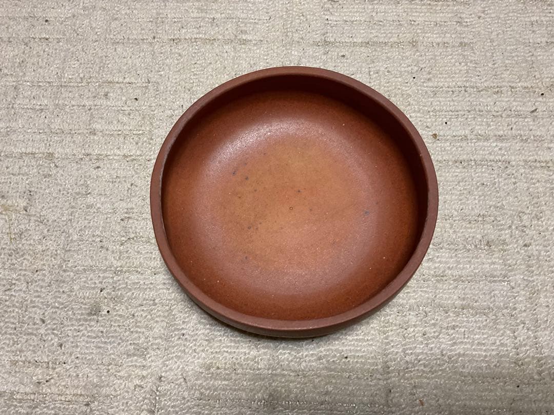 湖南焼／灰器／作者・松山。【桐箱付き、未使用品　昭和ノスタルジー】。