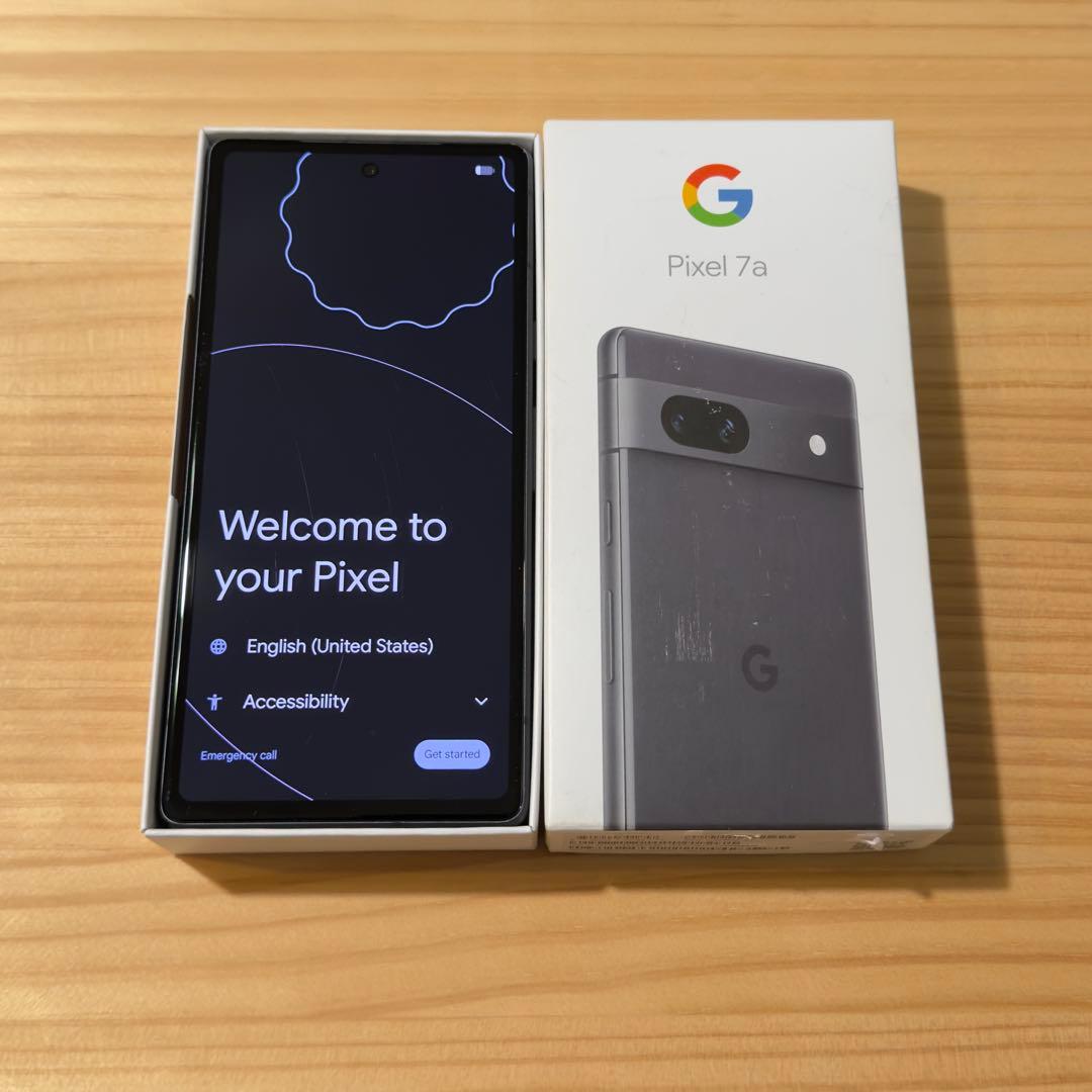 Google Pixel 7a チャーコール(グレー系) 本体