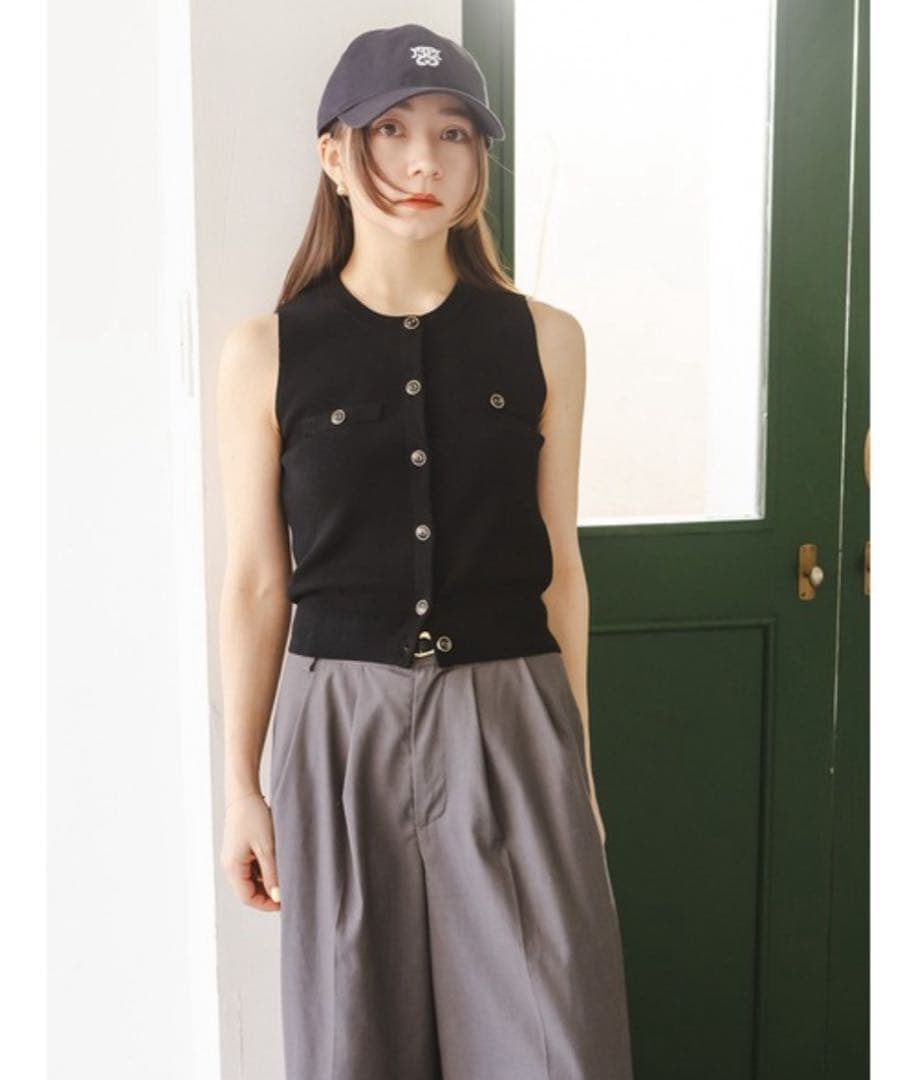 【SNIDEL|NEW ERA】コラボエンブレムキャップ ネイビー