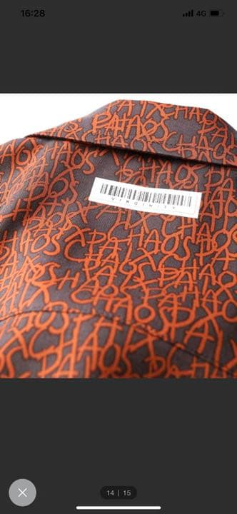 トップス LETTERING PATTERN S/S SHIRTS