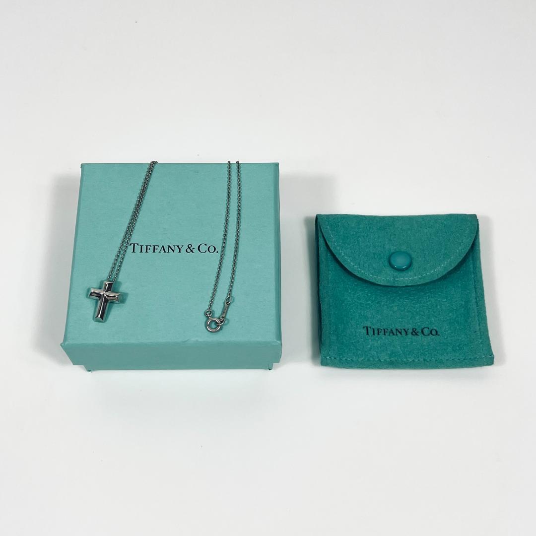 ティファニー　ネックレス　ハートクロス　パロマ　シルバー　MBZ186