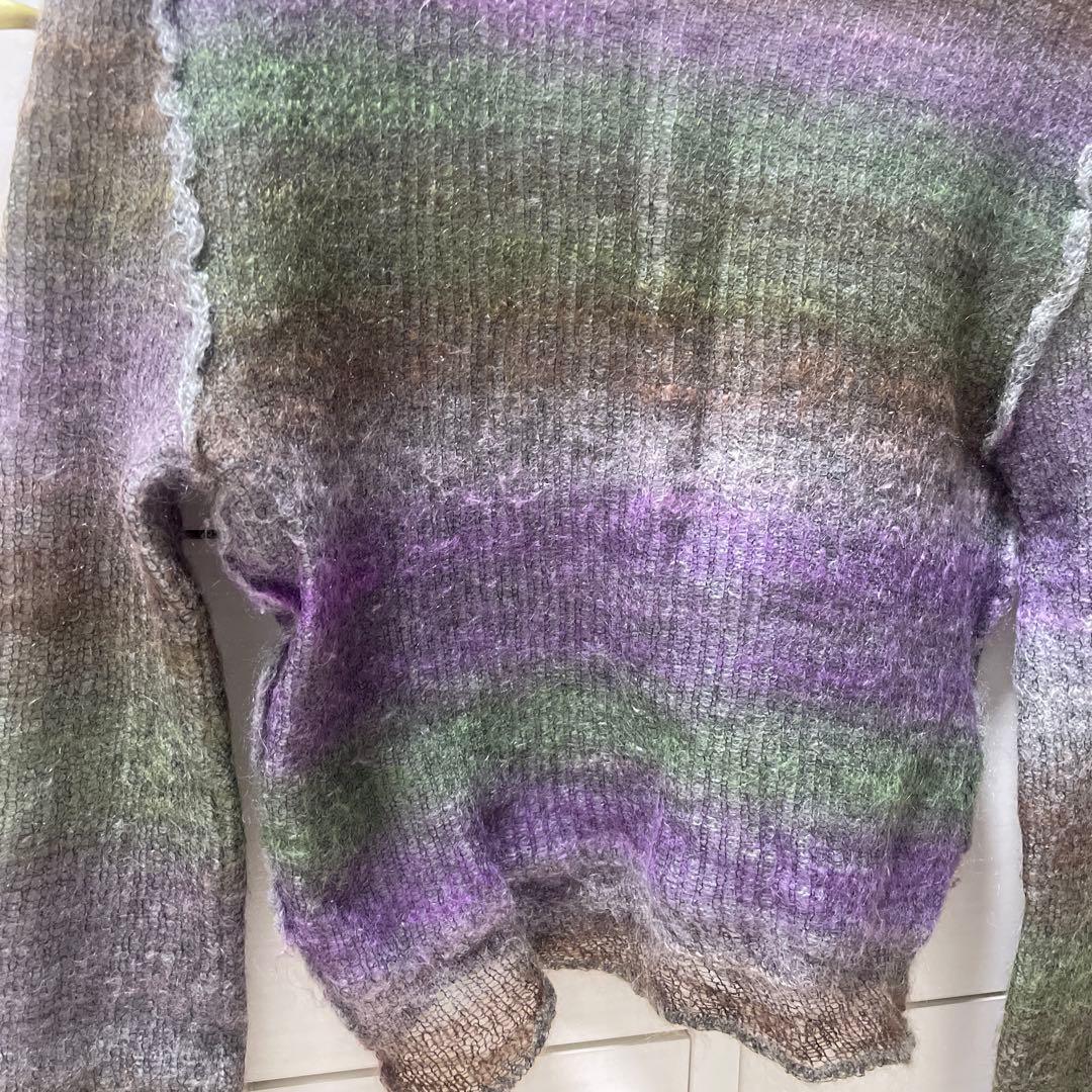 PERVERZEパーバーズ モヘア クロップド トップス ニット