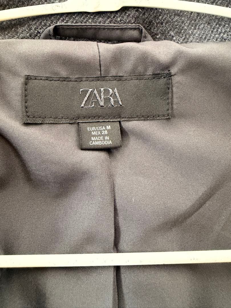 完売品！ZARA ソフトハイネックベルトコート