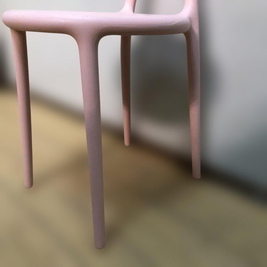 送料無料 Qeeboo リボンチェア ピンク フランフラン 88285