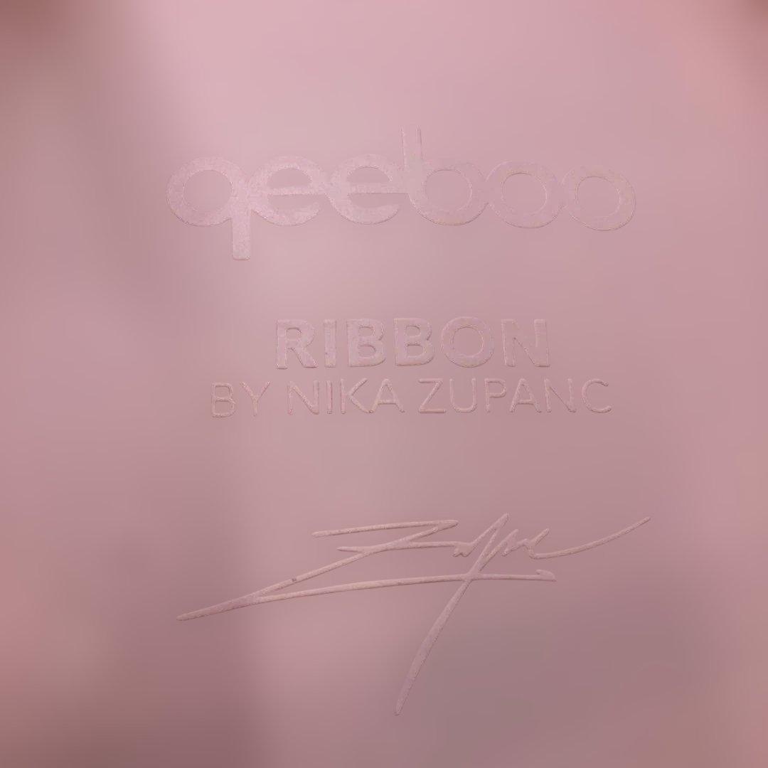 送料無料 Qeeboo リボンチェア ピンク フランフラン 88285