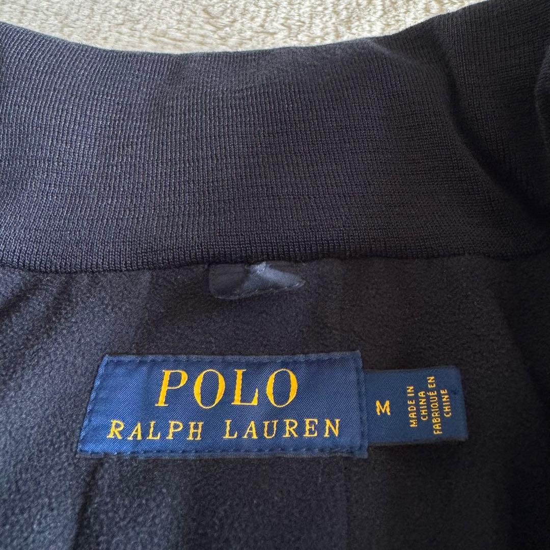 【美品】ポロラルフローレン ジップアップ ブルゾン 裏起毛　中綿入り