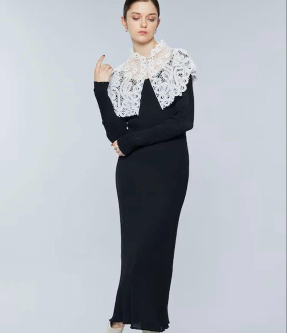 ワンピース Ameri Vintage LACE COLLAR SET DRESS M