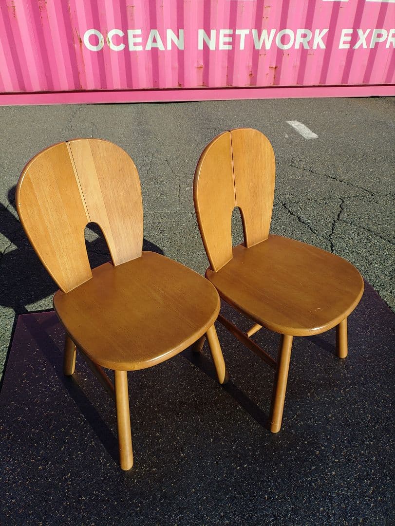 カリモク　ダイニングチェア　2脚セット