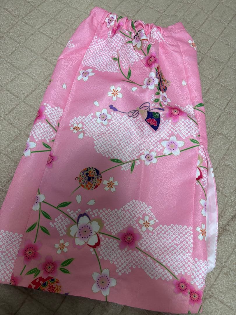 七五三 3歳 女の子 着物 セパレート 4点セット　◎着物用シューズおまけ付き◎