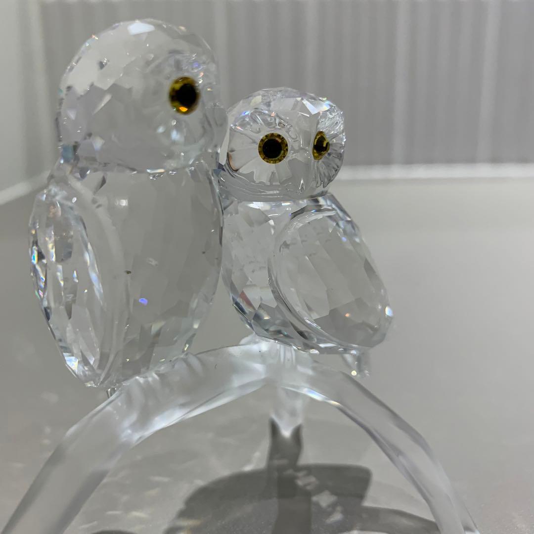 稀少✨極美品　スワロフスキー クリスタル フィギュア フクロウ 1003312