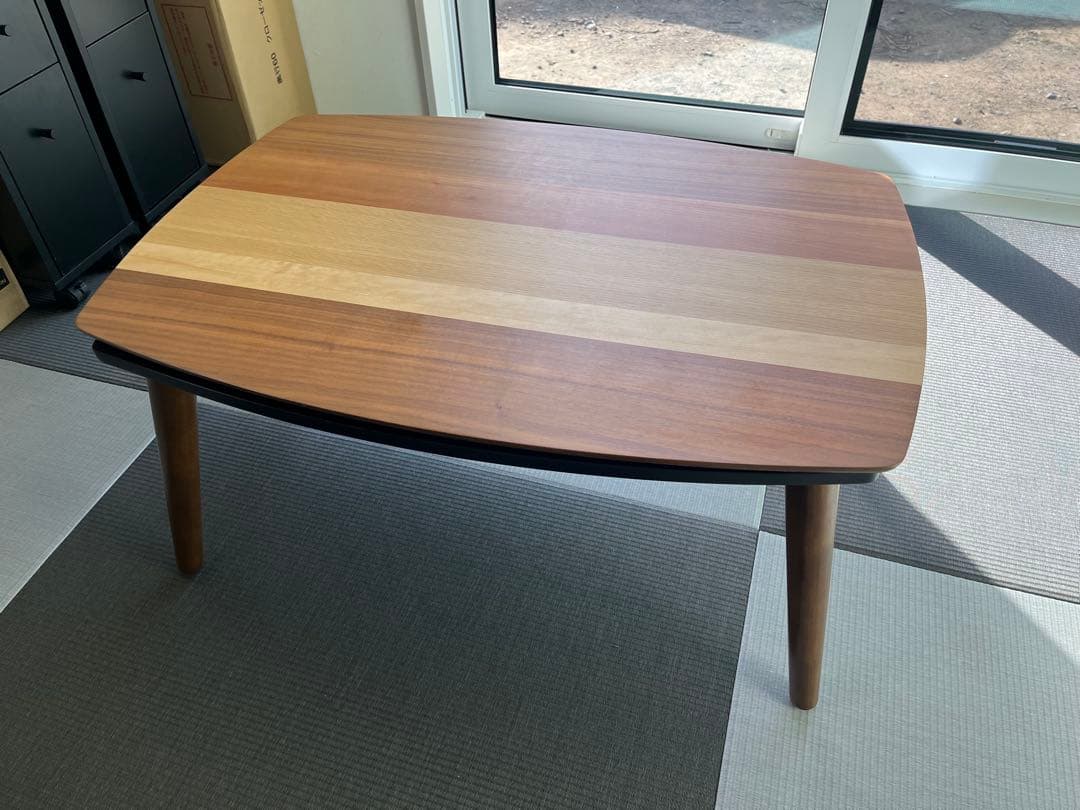 木製角型こたつ トレノ2 ブラウン系