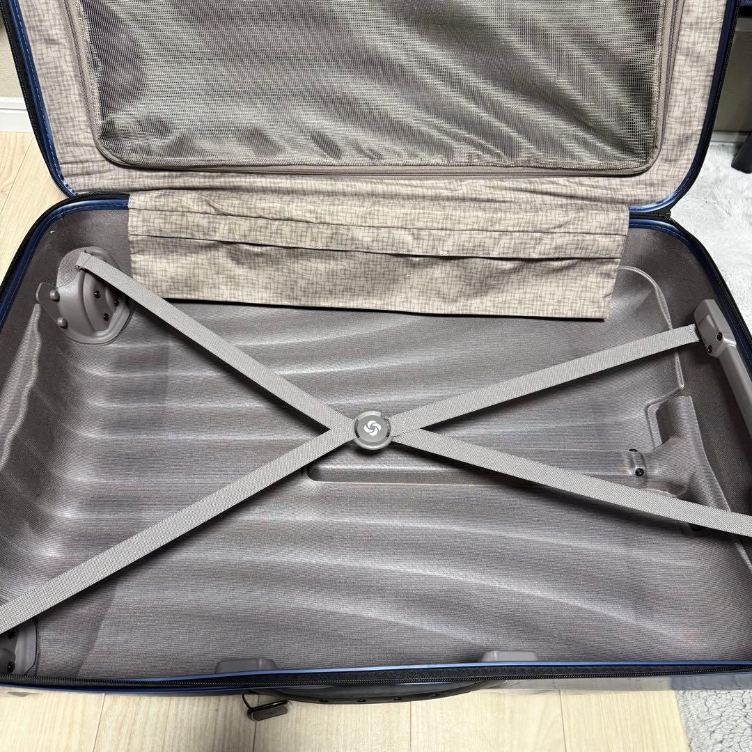 【中古】samsonite サムソナイト 1910 スーツケース 青 ブルー