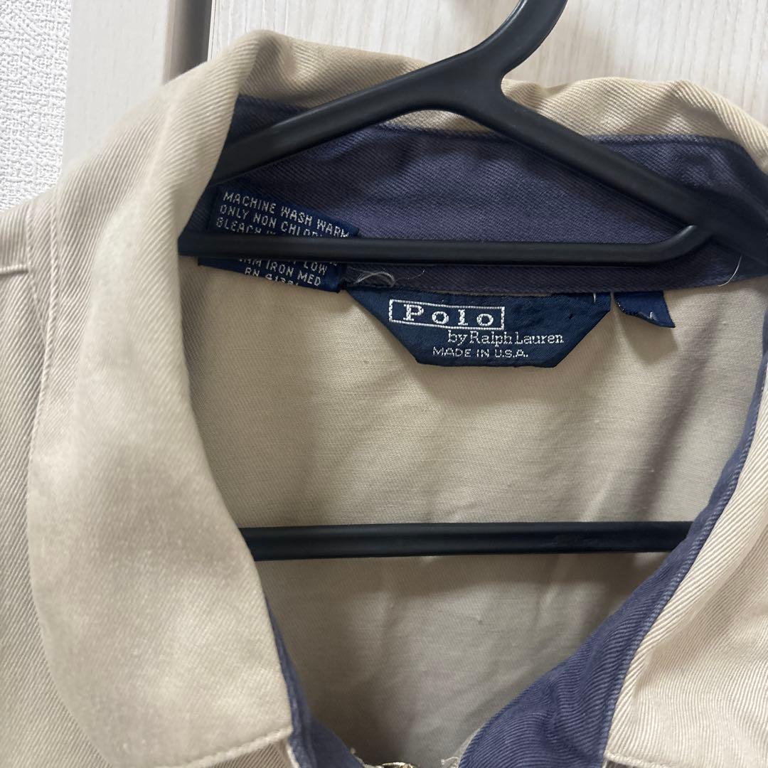 90sラルフローレン　スイングトップ　三角タグ　USA製