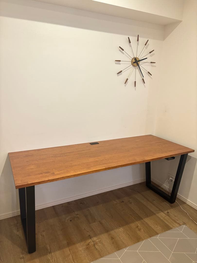 kanademono ウッドテーブル デスクワーク アイアン