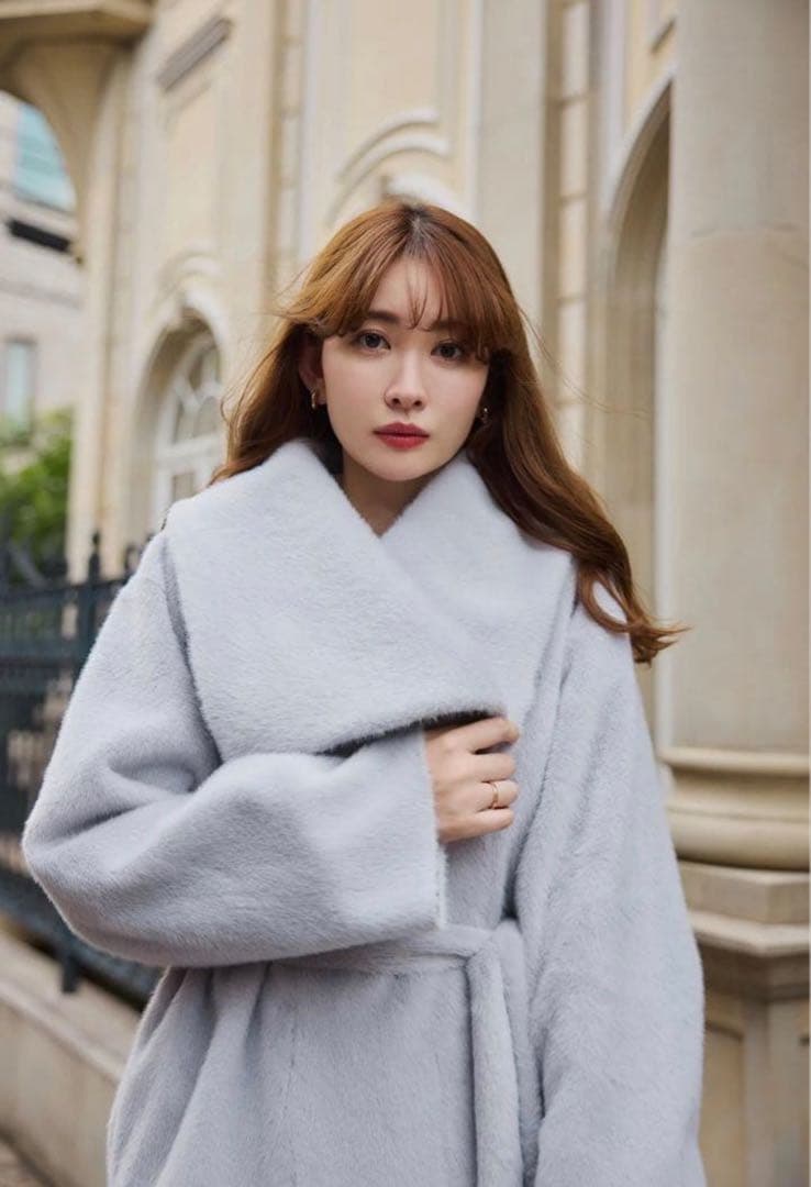 新品タグ付き herlipto Grace Wrap Coat コート Mサイズ