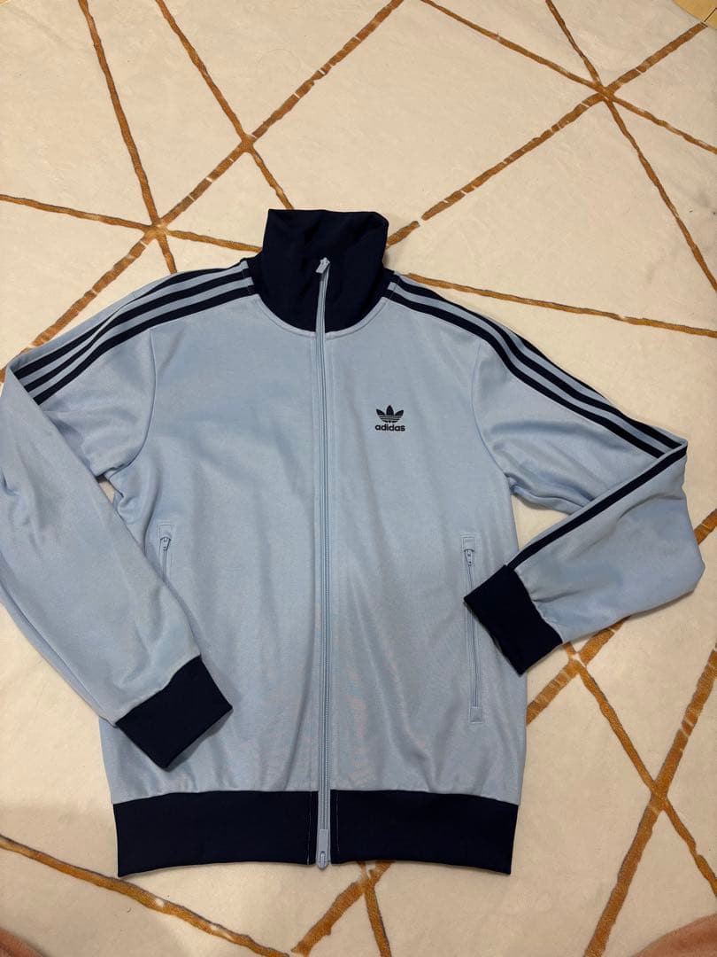 adidas ベッケンバウアー　トラックトップ　サックスブルー　medium