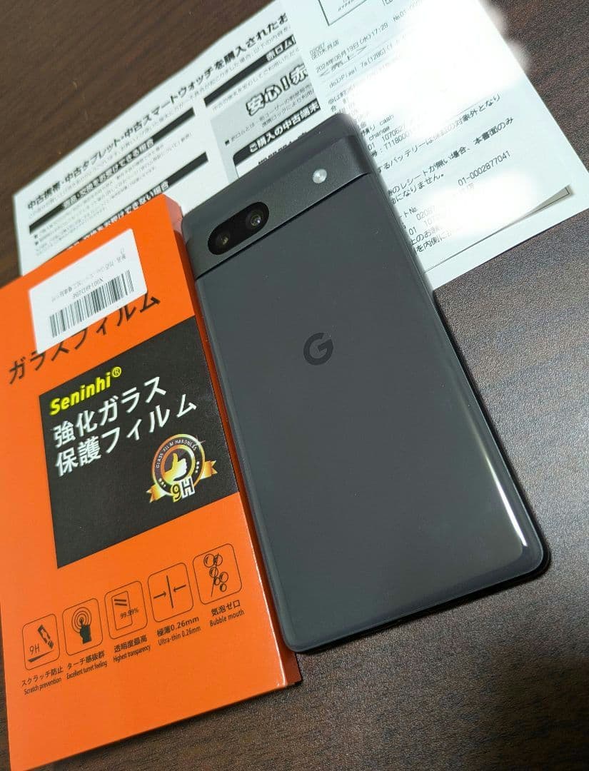 美品♡GooglePixel7a スマートフォン本体 チャコール 黒 おまけ付き