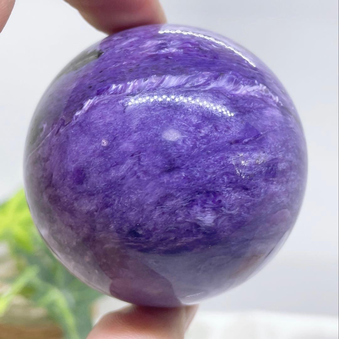 【天然石】チャロアイト 大玉スフィア 51.3ミリ！