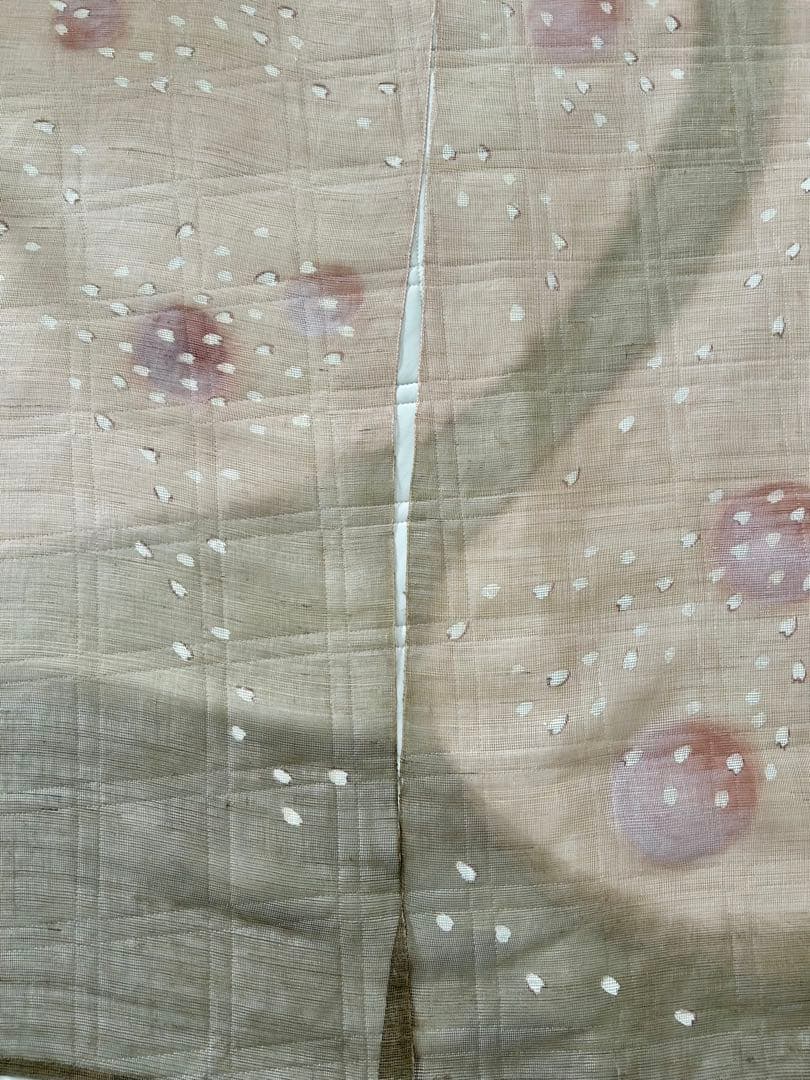 透け桜の模様の暖簾