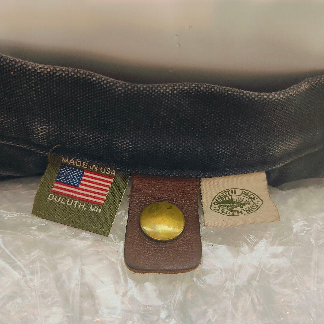 【USA製ヴィンテージ】DULUTH PACK　極厚キャンバス×極厚艶本革トート