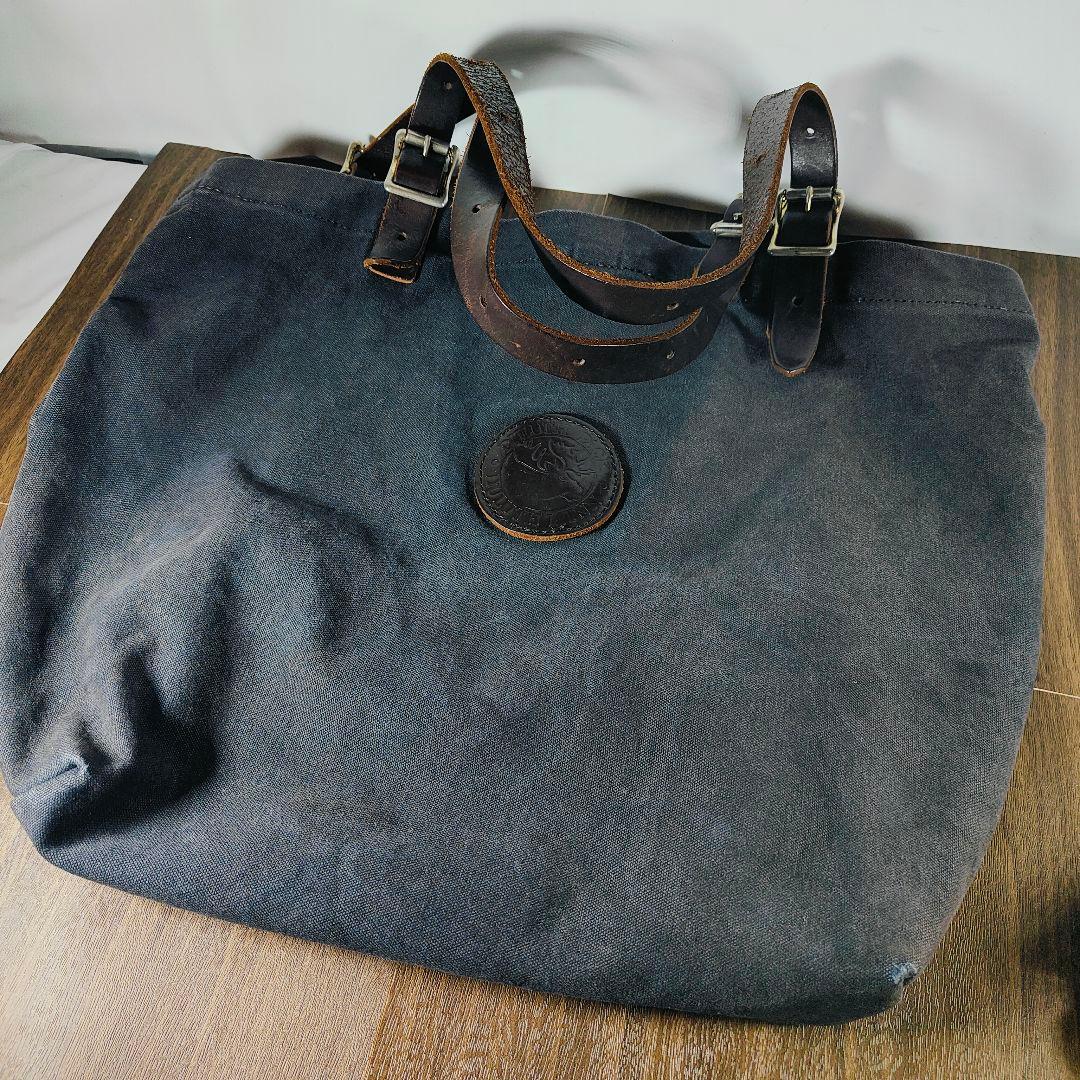 【USA製ヴィンテージ】DULUTH PACK　極厚キャンバス×極厚艶本革トート