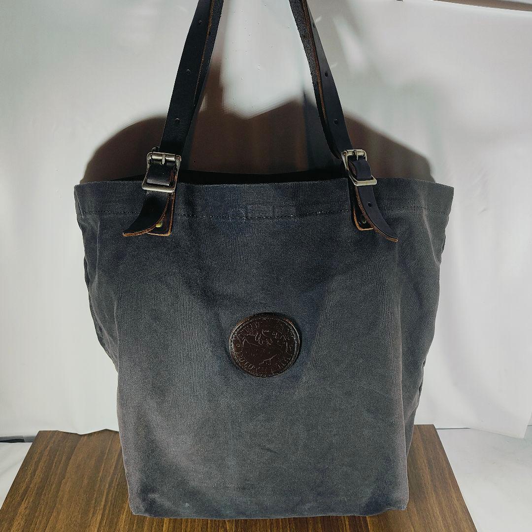 【USA製ヴィンテージ】DULUTH PACK　極厚キャンバス×極厚艶本革トート