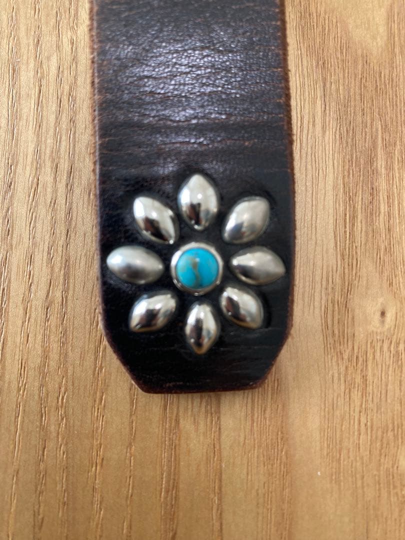 HTC Belt End Only #Flower TQ 1.25 ターコイズ