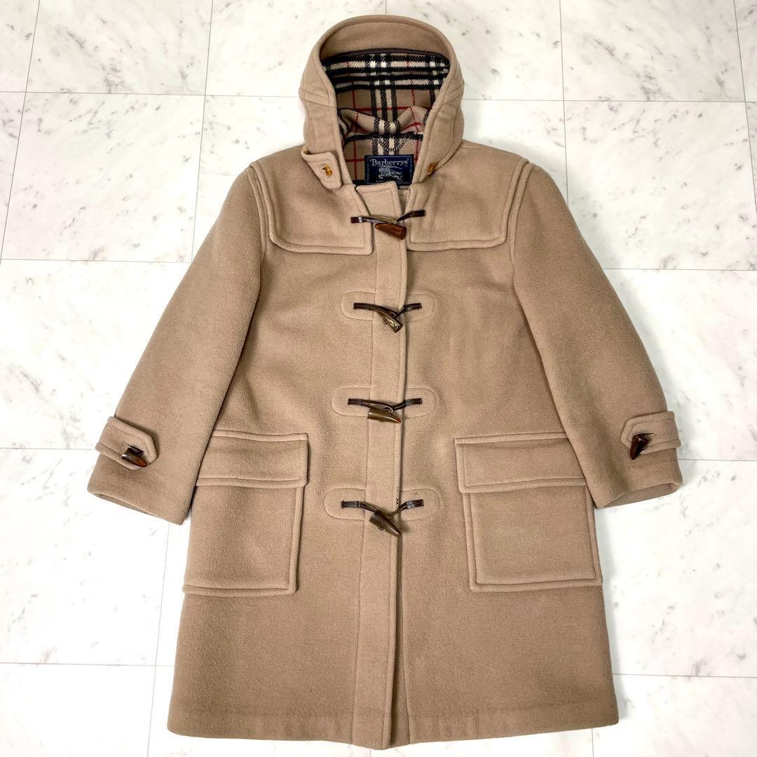 専用【美品】バーバリーズ ダッフルコート ノバチェック ウール キャメル XL