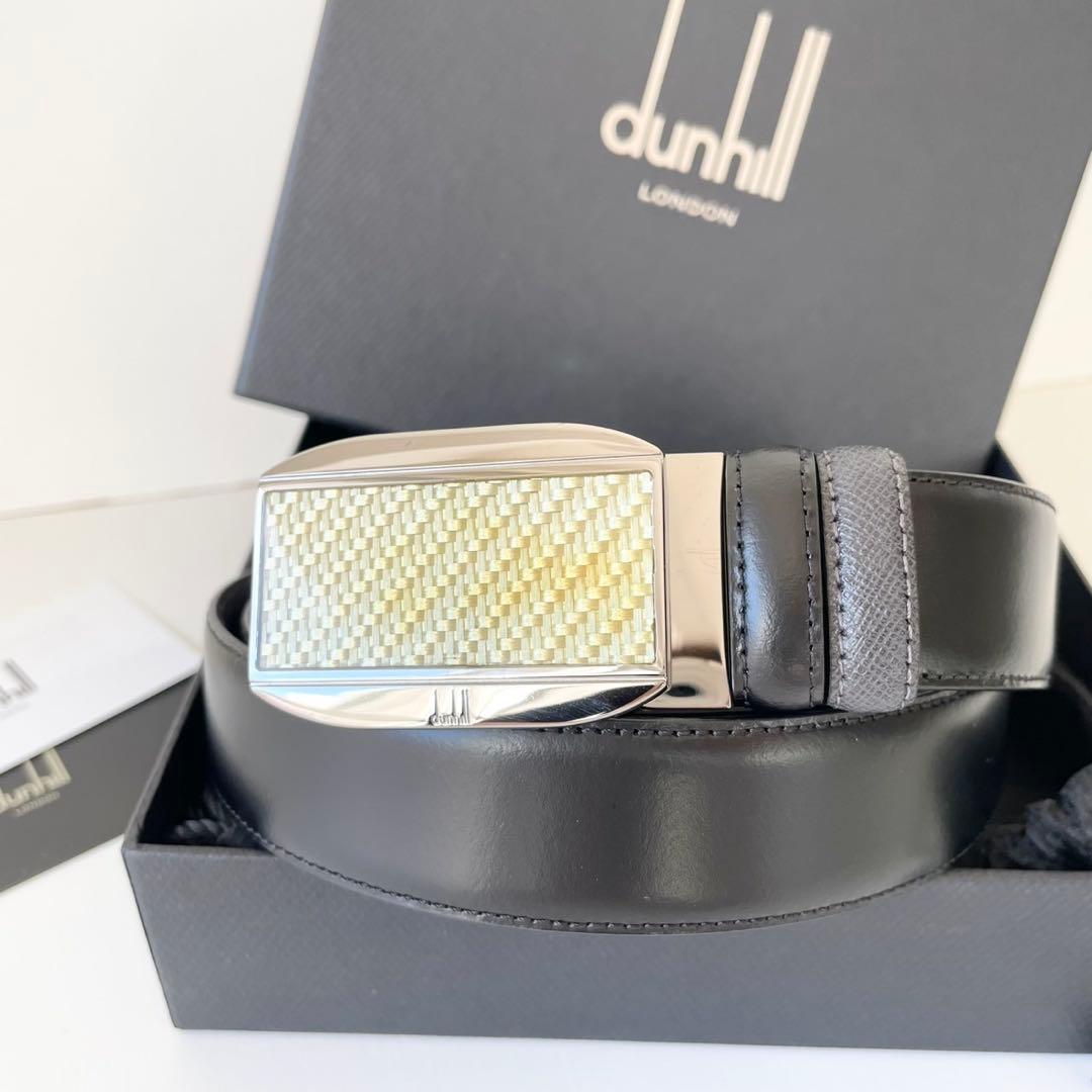 【新品・箱付き】dunhill メンズ ベルト リバーシブル 長さ調整可能