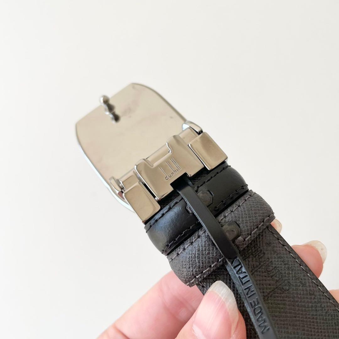 【新品・箱付き】dunhill メンズ ベルト リバーシブル 長さ調整可能