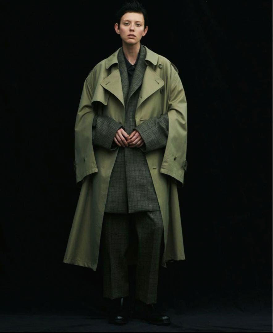 M*e様 stein 22AW オーバーサイズド トレンチコート M sacai