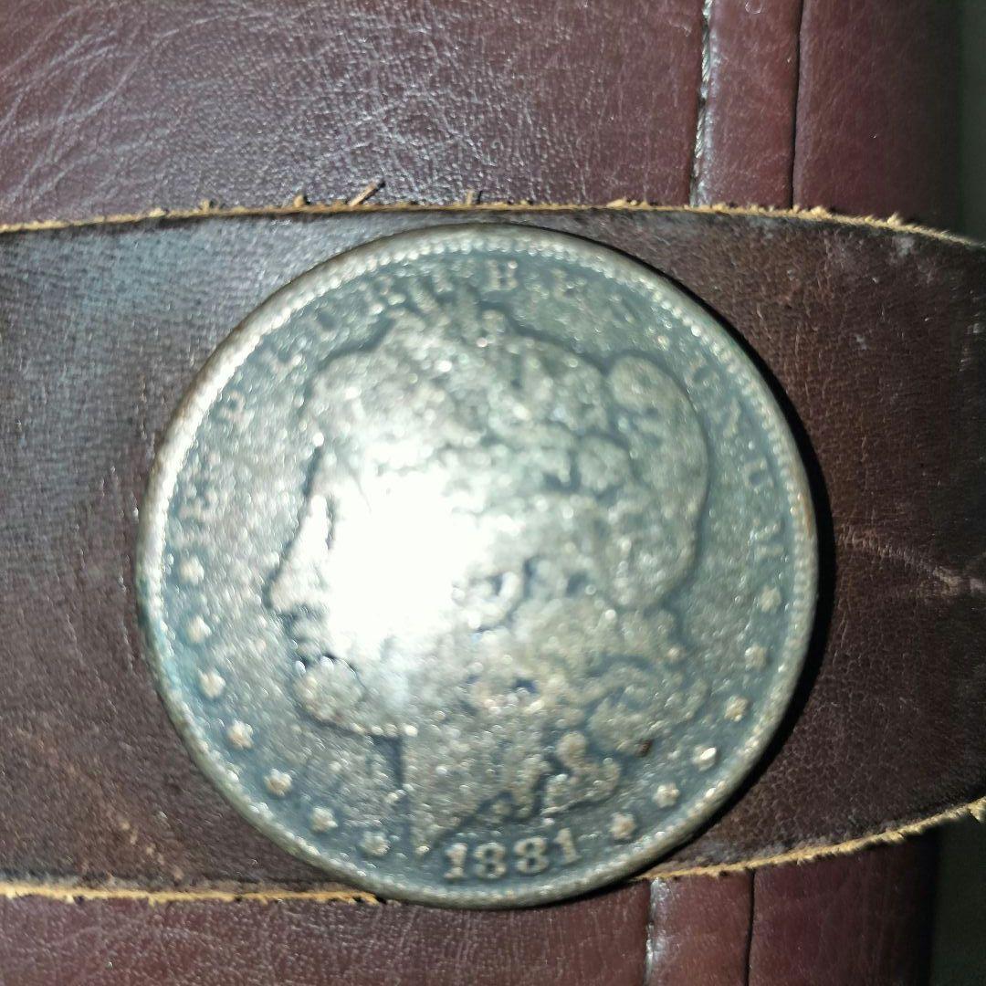 ハーレー ベルト モルガンダラー 6連 コンチョ ヴィンテージ　　レザー