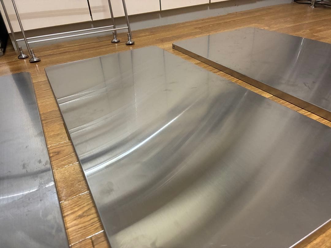 ステンレスユニットシェルフ　ステンレス棚セット　ワイド　小　無印良品