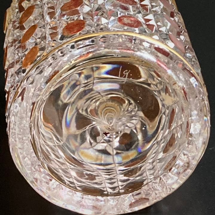 ★美品★オールドバカラ 17.5 ディアマンピエーリー 香水瓶 赤