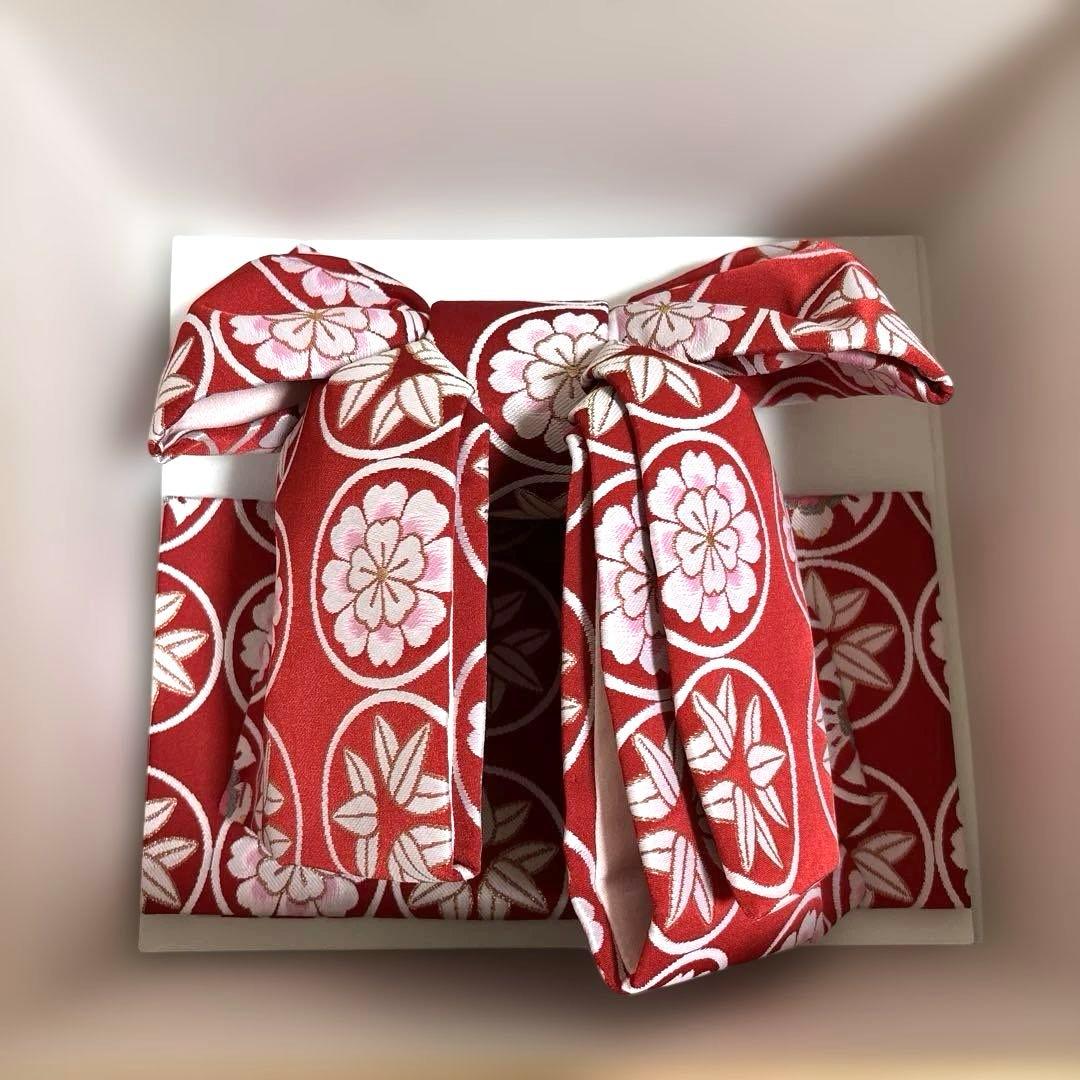 七五三　新品　作り帯　紅一点　7歳