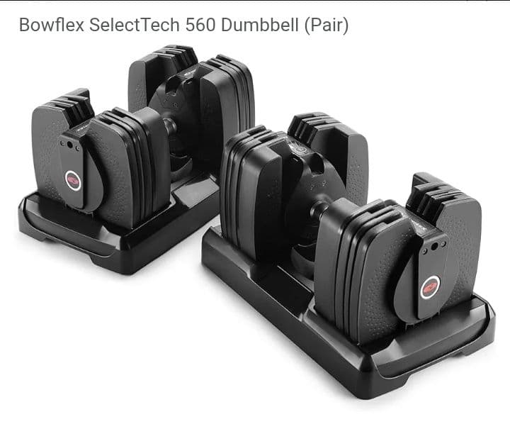 ①Bowflex ボウフレックス 560i ダンベル 可変式