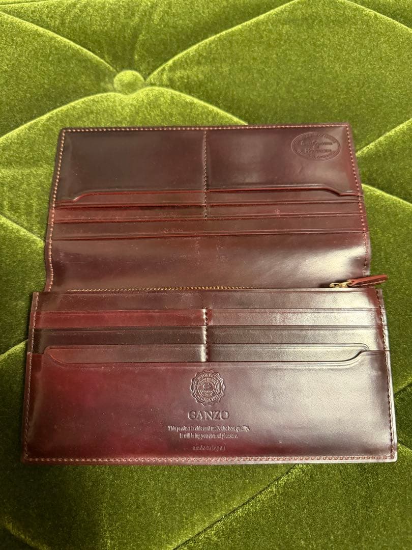 期間限定値下げ　GANZO ガンゾ　シェルコートバン2 小銭入れ　長財布　中古
