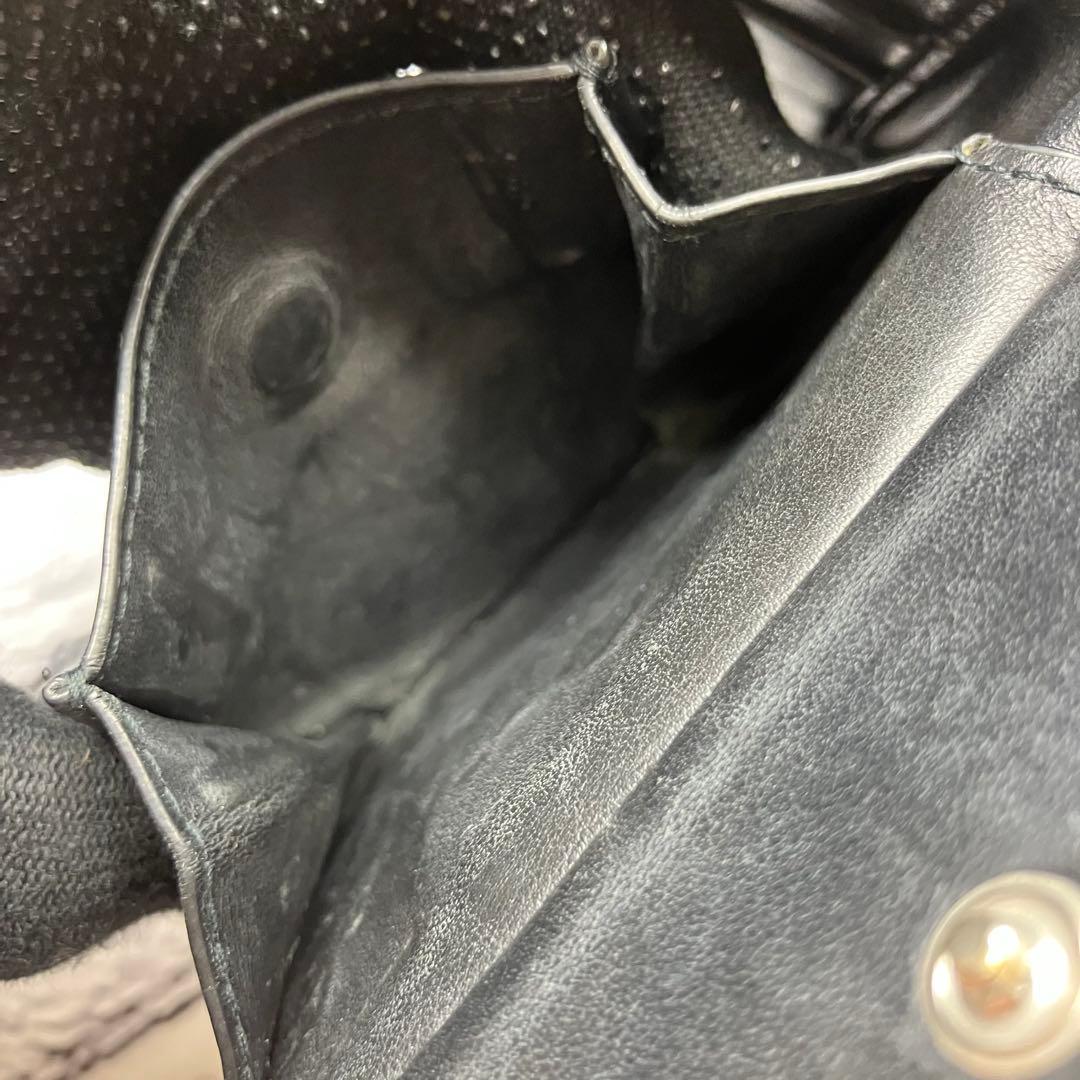 ボッテガヴェネタ✨近年 RFID搭載 マキシイントレチャート 本革 折り財布 黒