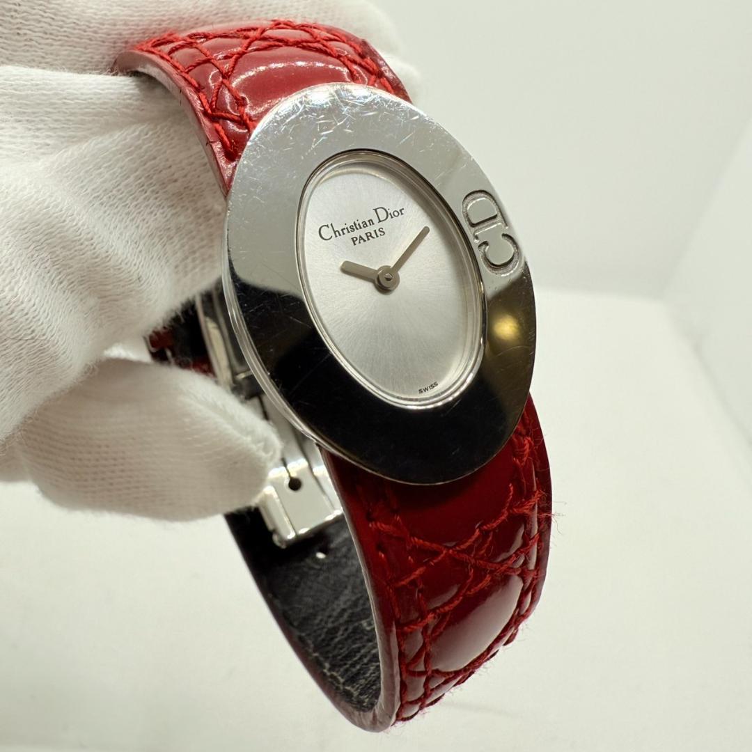 【稼働品】ChristianDior レディディオール D90-100 腕時計