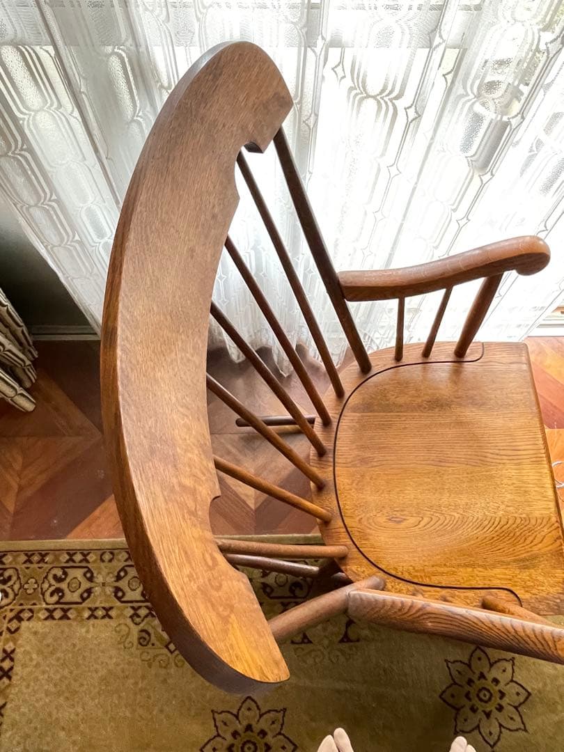 キツツキ　飛騨　美品　ロッキングチェア　アンティーク