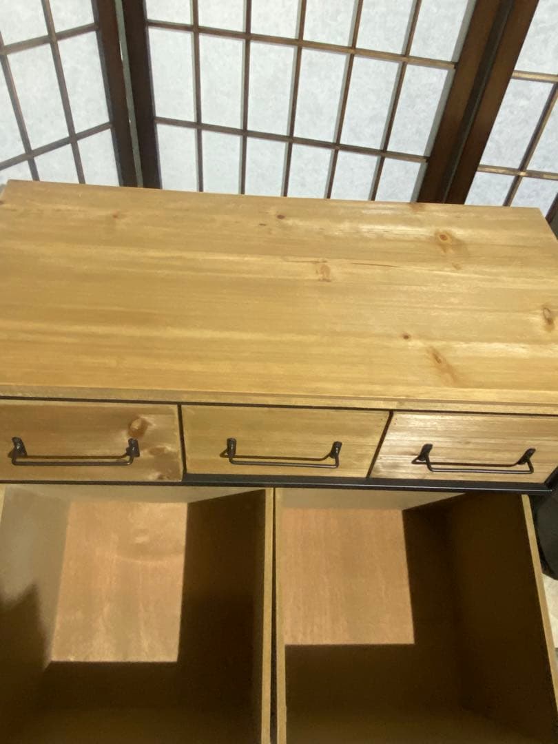 ✨完売品✨　salut!サリュ　WEB限定アイアンウッド5ドロワーマルチラック