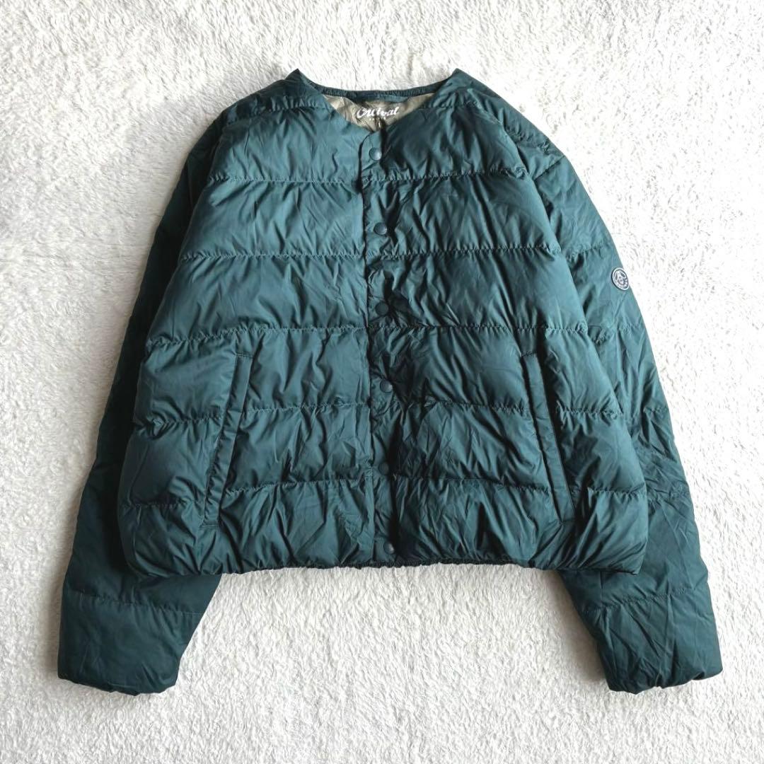 美品 オーシバル Bshop インナーダウンジャケット ショート丈 ライトダウン