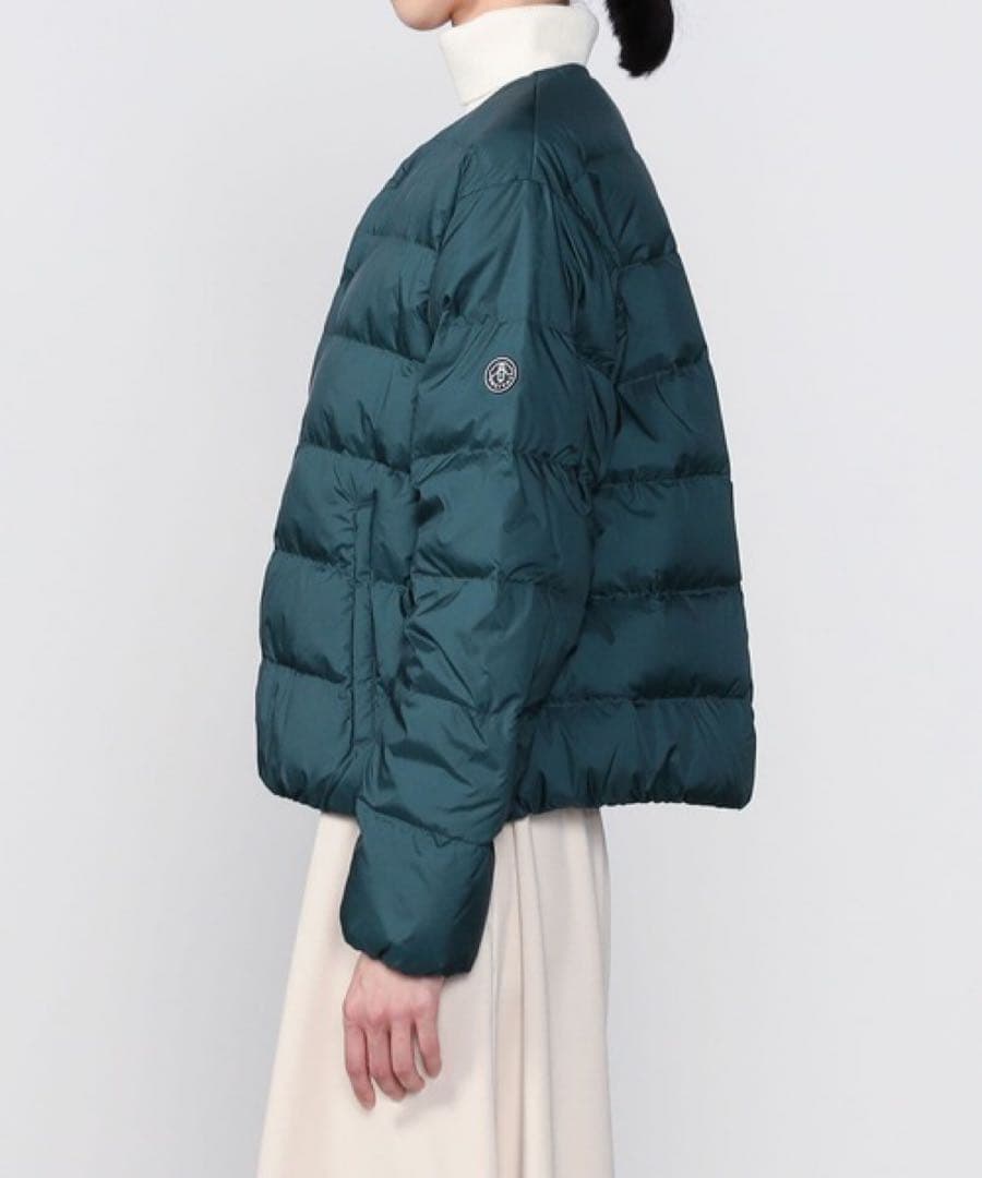 美品 オーシバル Bshop インナーダウンジャケット ショート丈 ライトダウン