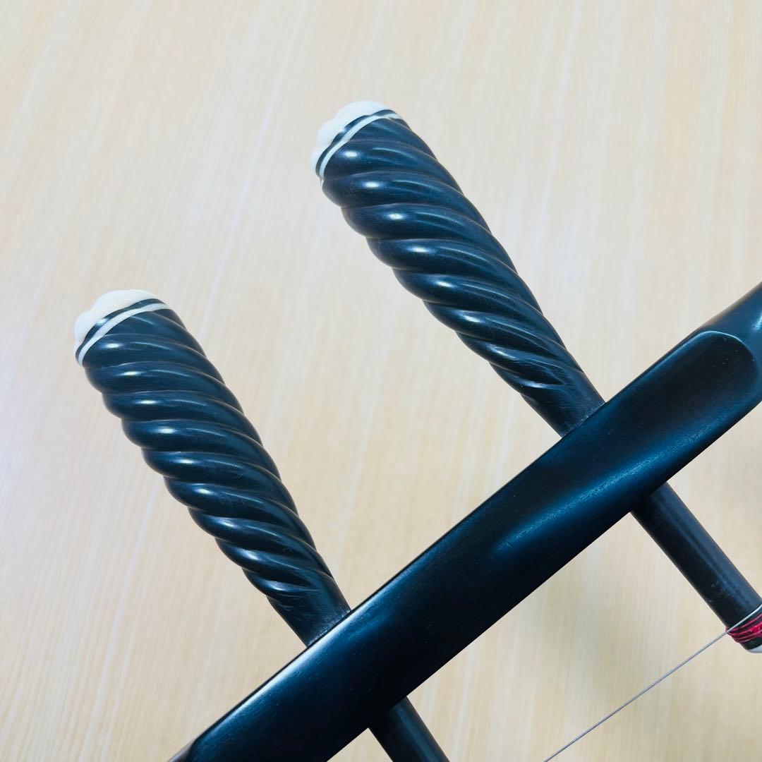 黒檀二胡 宋廣寧製 ケース付き　高級　ニ胡