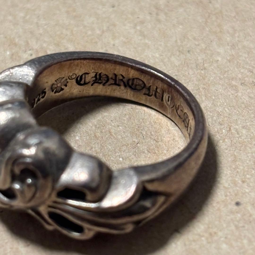 CHROME HEARTS FLRL CRS HRT フローラルハート リング