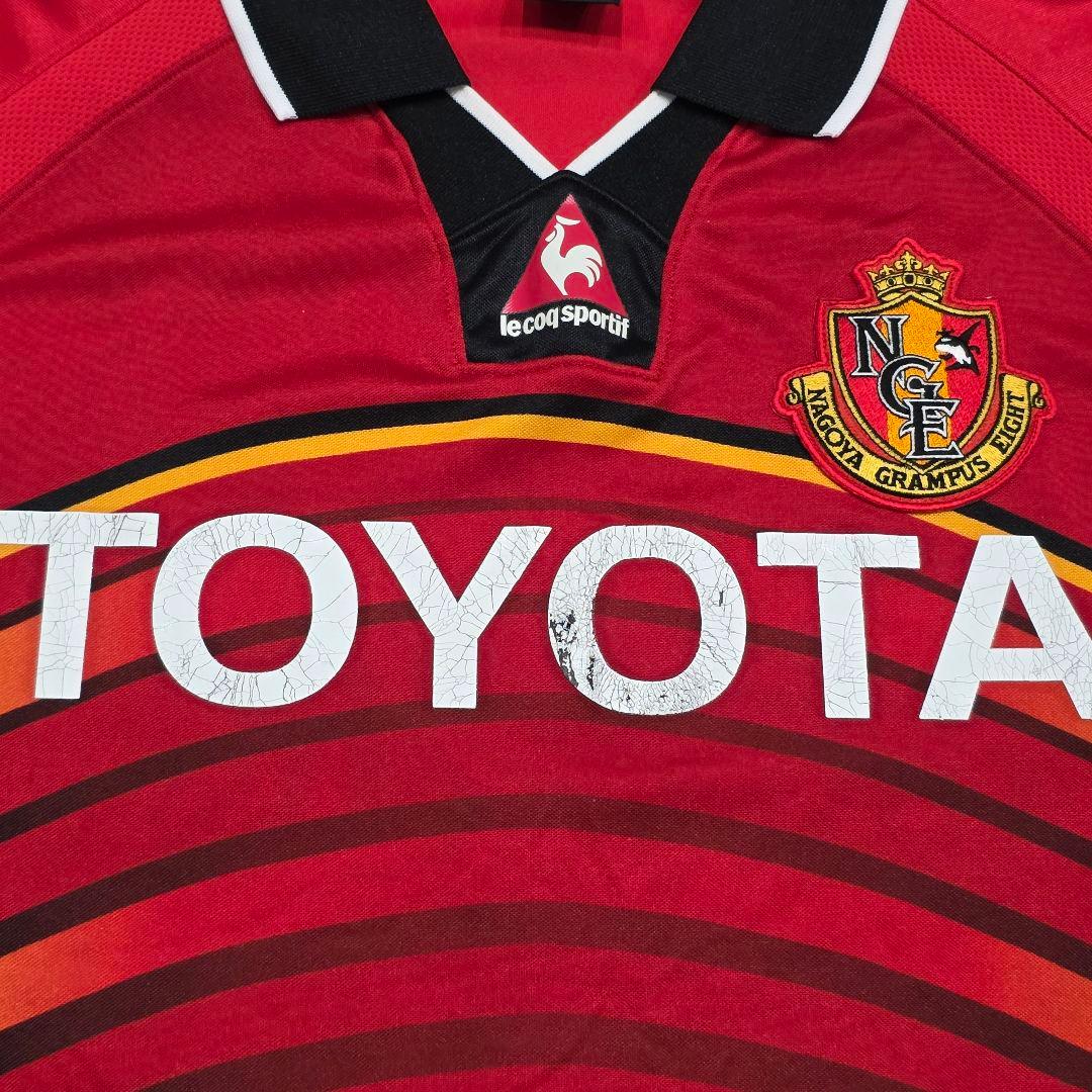 名古屋グランパス　01-02　ユニフォーム　M-L　ルコックスポルティフ　レッド